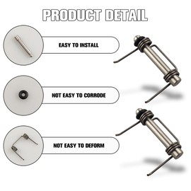4PCS 877-761 Feeder Spring 877-825 Feeder Shaft 877-826 Shaft Ring Washer Set Compatible with Coil Roofing Nailer NV45AA NV45AB NV45AB2 NV45AB2(S) NV45AB2M NV45AE NV45AES NV50A1 NV50A1M NV50AP2