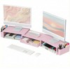 OPNICE Desk Organizers and Accessories, Dual Monitor Stand Riser with