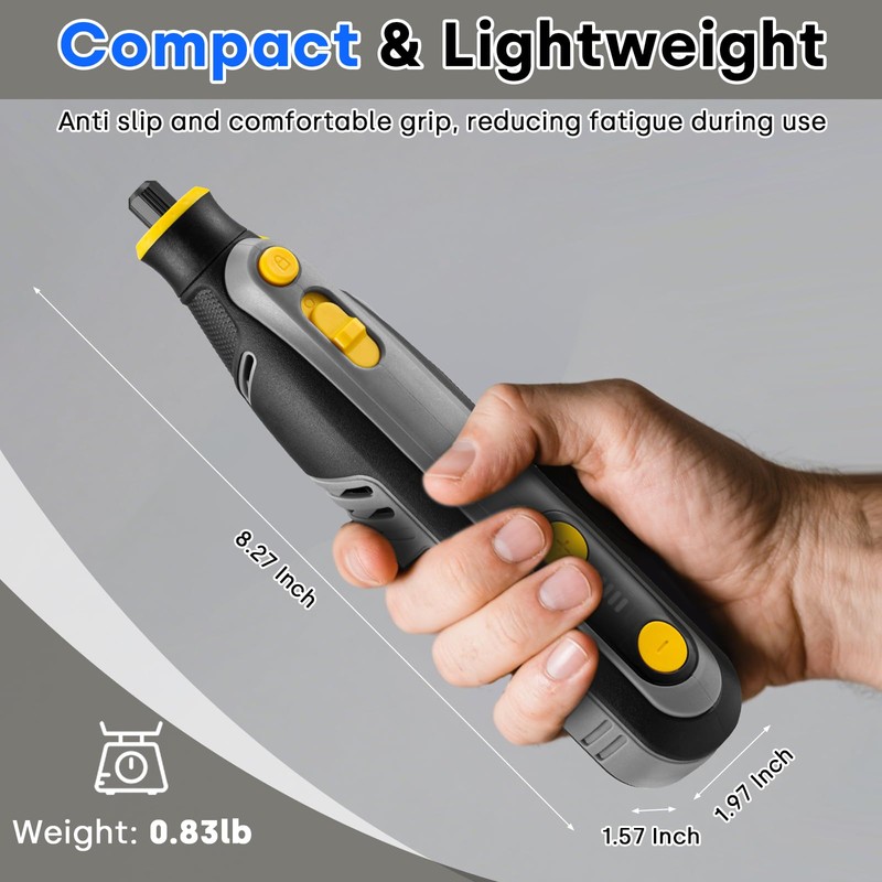 Enventor Cordless Rotary Tool, 8V Power Rotary Tool Kit with