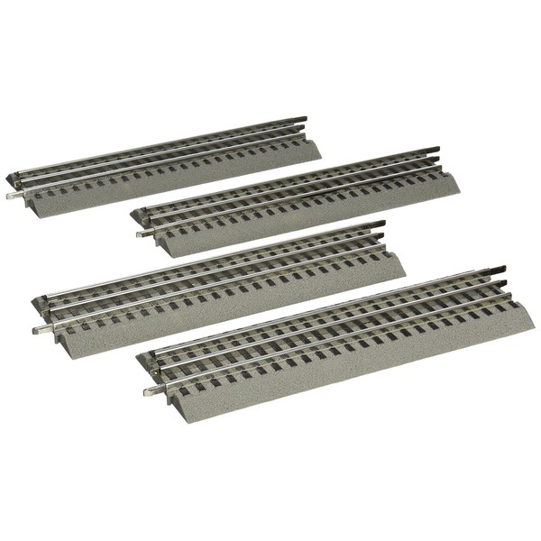 Lionel FasTrack 10” Straight Track, Electric O Gauge, 4-Pack