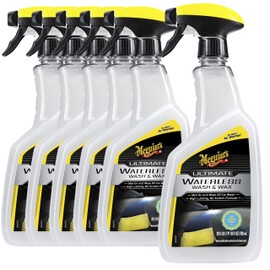 Meguiar's G3626 Ultimate Waterless Wash & Wax - 26 Oz Spray Bottle, 6 Pack