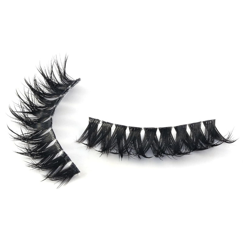 3D False Eyelashes, Natural Eyelashes, Pure Handmade Natural Look, Fluffy