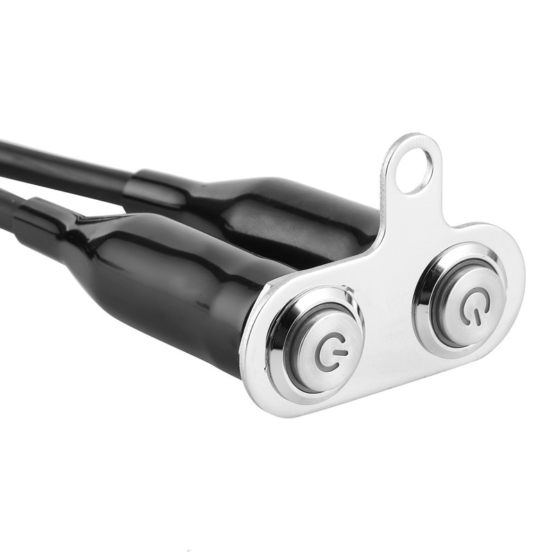 12V Stainless Steel Motorcycle Handlebar Switch LED Modification Bracket Control