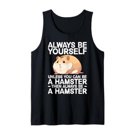 Cute Hamster Design For Men Women Kids Dwarf Hamster Lover Tank Top