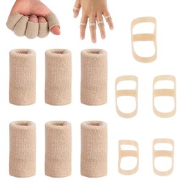 FunnAura 12PCS Finger Splints for Arthritis Kit, Trigger Thumb Splint Brace