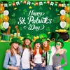 Bonieset St. Patrick's Day Backdrop, Polyester, 72.8 x 43.3 Inch,