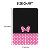 Pink Black Bow Polka Dot Car Seat Canopy Cover, Universal