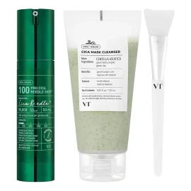 Limpiador 2 En 1 Máscara Arcilla + Serum Cica, Vt Cosmetics