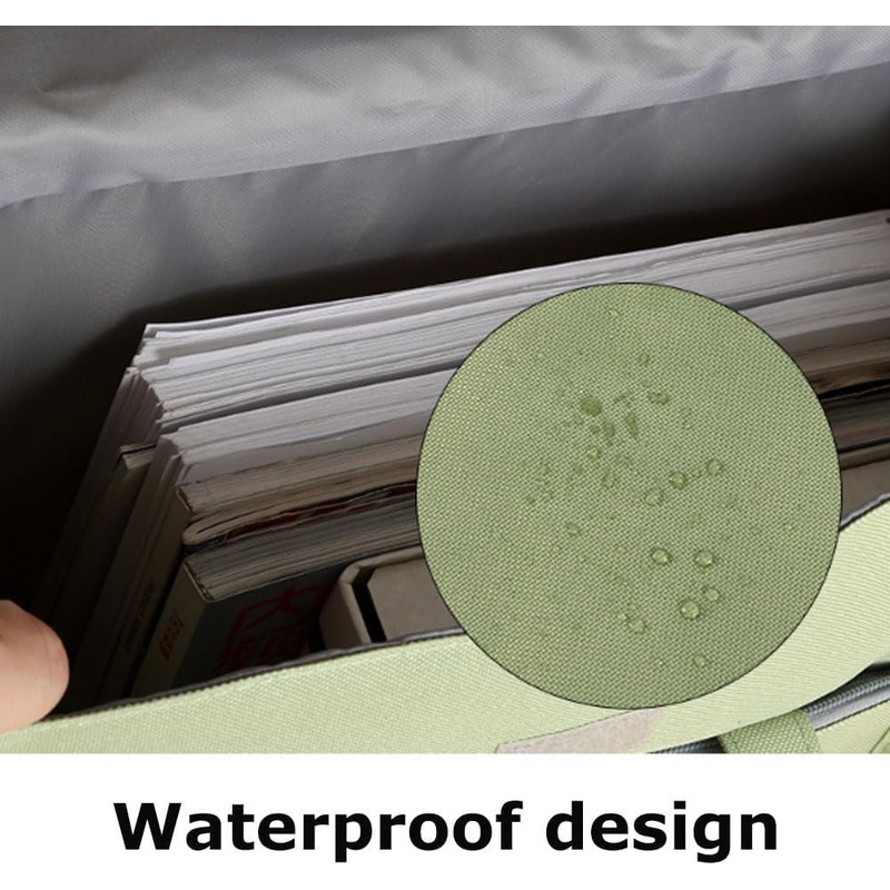 A4 Document Bag File Tote Bag Canvas File Bag Portable