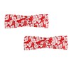 Lunarable Hawaiian Headband Set of 2, Hawaiian Flower Patterns Classic