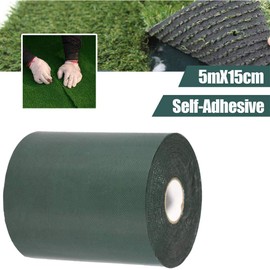 TYLife Double-Sided Artificial Grass Tape(6inx16ft),Self-Adhesive Synthetic Grass Seam Tape,Indoor Outdoor Turf Tape for Concrete, Tape for Jointing Fixing Fake Green Lawn,Synthetic Turf Rug
