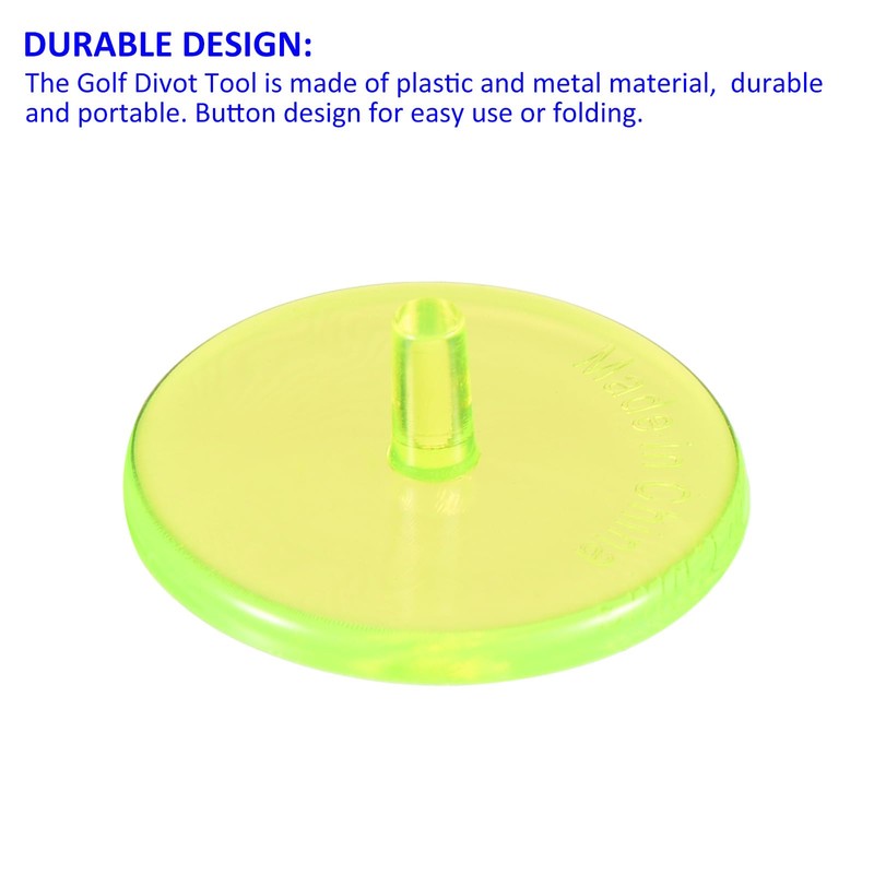 M METERXITY 50 Pack Golf Ball Marker - Plastic Transparent