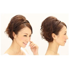 Priscilla PG-01 Mitsuami Wig Band, Heat Resistant, TNC, Natural Color