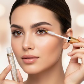 FARMASi Eyebrow and Lash Serum, Advanced Eyelash Serum to Boost Fuller Thicker, Longer, Healthier, Stronger Lashes & Brows, Nourishing Effect on Brow and Lash Roots, 0.4 fl oz
