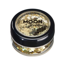 Holographic Chunky Glitter by Moon Glitter – 100% Cosmetic Glitter for Face, Body, Nails, Hair and Lips - 0.10oz - Boxset