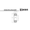 KBS Tapered Roller Bearing 30305 (Pack of 1)