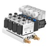 Heschen Electrical Pneumatic 4 Solenoid Valve 4V210-08 AC220V PT1/4 5