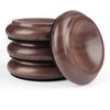 4 Pcs Solid Wood Upright Piano Caster Cups,Furniture Caster Cups,HilerPunk
