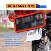 NOTISH Motorcycle Silicone License Plate Frames, License Plate Bracket Holder