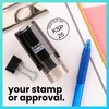 ExcelMark Self-Inking Inspection Stamp - 5/8" Diameter, Ideal for Quality