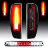 Cenfeild LED Tail Lights Assembly + 3rd Third Brake Cargo