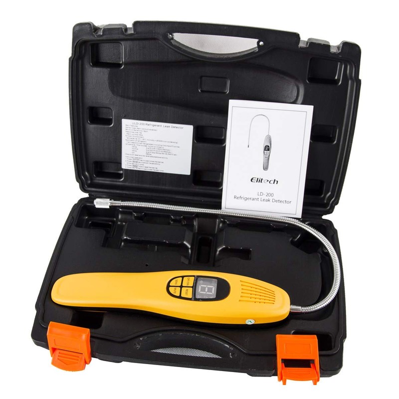 Elitech LD-200 Heated Diode HVAC Refrigerant Leak Detector AC Sniffer
