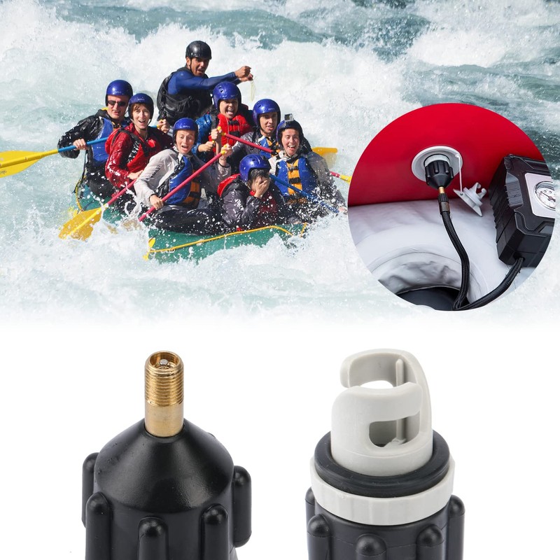 Pack of 2 SUP Pump Adapter, Portable Valve Adapter for