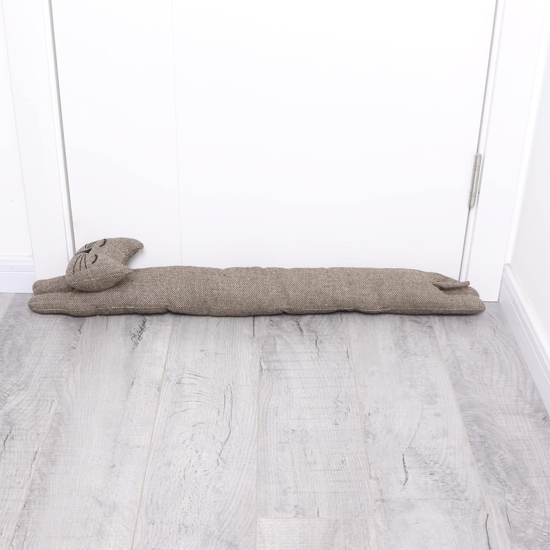 CERAYOU Cat Fabric Under Door Draft Stopper, 3LB Heavy Duty