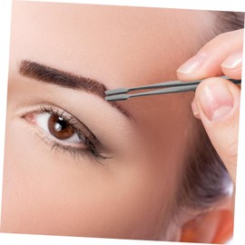 Healeved 4 Pcs Straight Stamp Clip Philatelic False Eyelash Assistant 4pcs (Clip) Stainless Steel Precision Stamp Fake Eyelash Applicator