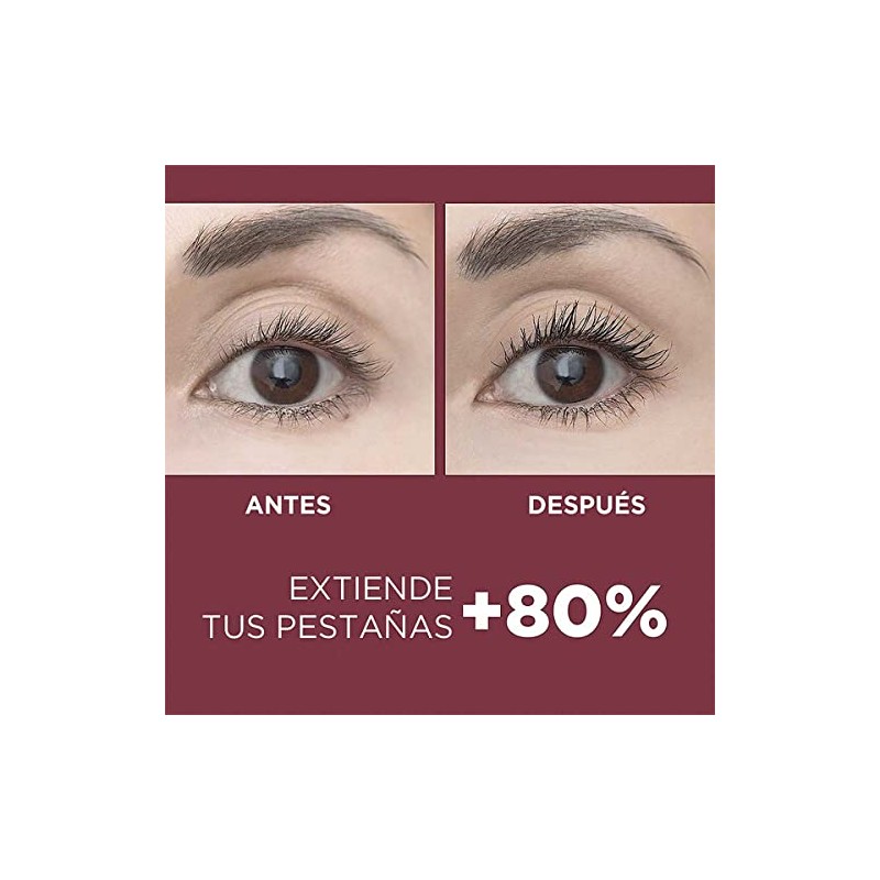 LOral Paris Mascara de Pestaas Lavable Double Extension Beauty Therapy,