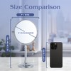 MIRRORVANA 15X Magnifying Makeup Mirror with Stand - Double-Sided 15X/1X