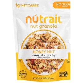 NuTraill No Sugar Added Keto Nut Granola Honey Nut (22 oz.)