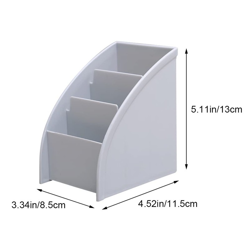 XEERAANG Desk Organizer Trapezoid Remote Control Holder Creative Tabletop Organizer