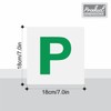 Magnetic P Plates Extra Strong Magnetic Car Sticky Learner Plate