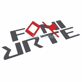 AFX-TRIMS 3D CARBON RAISED  DOMED TAILGATE LETTERS FOR NISSAN FRONTIER 2025 US MADE