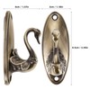 VORCOOL Pair of Swan Style Drapery Curtain Holdbacks Tieback Hooks