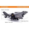 Fuwraixis 1/72 China J-20 Metal Die Cast Bomber Model, Alloy