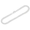 NKlaus 26 cm Anklet 925 Silver Twin Curb 3.4 mm