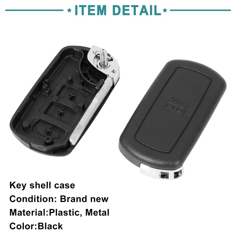 ACROPIX Car Keyless Remote Case 3 Button Key Fob Shell