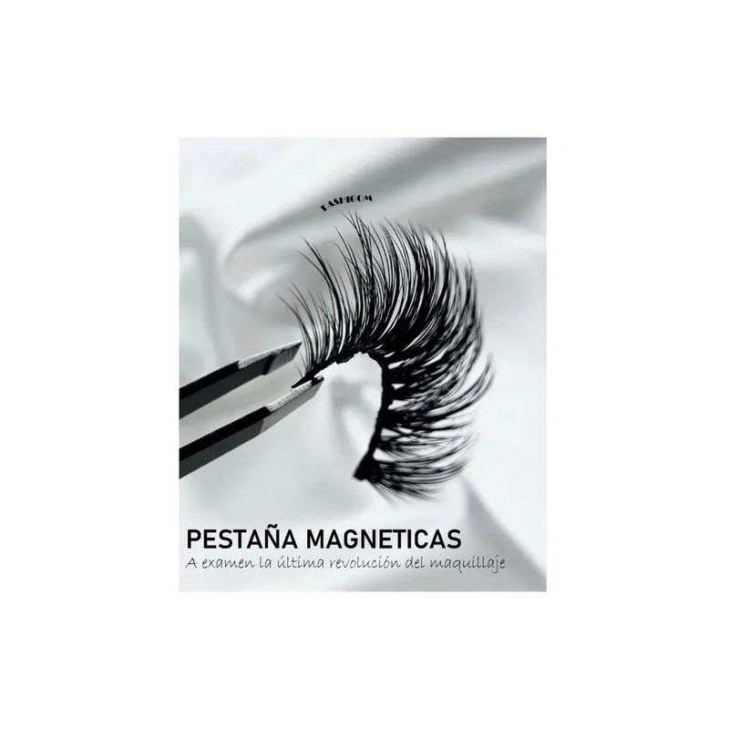 Pestañas Magnéticas Maquillajes Reutilizable Super Suave 8x1