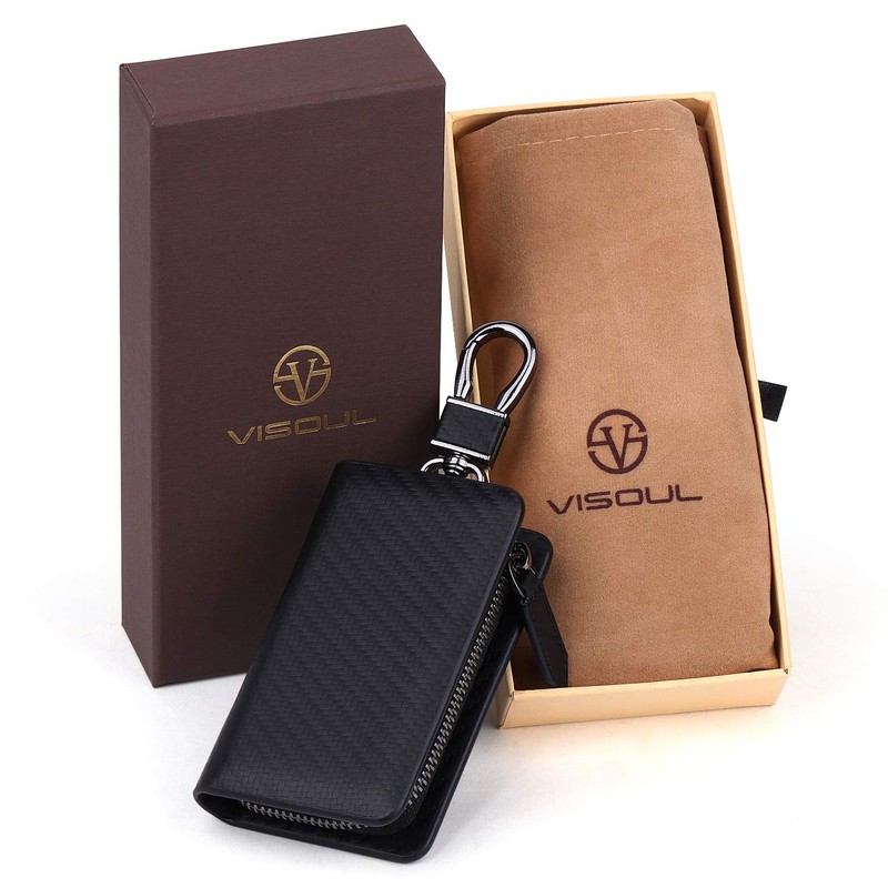 [VISOUL] Smart Key Case, Genuine Leather, Italian Leather, Cover Type,