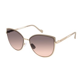 Jessica Simpson Women's J5962 Refined Metal Cat Eye Sunglasses with UV400 Protection - Glamorous Sunglasses for Women, 59mm
