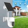 4MP solar low power consumption wifi surveillance camera with two-way