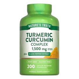 Nature's Truth Cúrcuma Curcumina 1500mg 200 Cápsulas