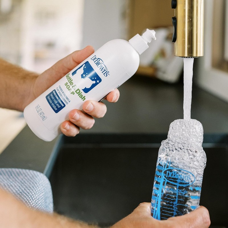 Dr. Brown's Bottle & Dish Soap for Baby Bottles and