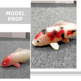 Milisten Artificial Koi Decoration 11.5 Inch Realistic Simulated Fish Ornament for Aquarium and Pond Decoration Photography Prop