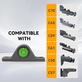 Replacement Bubble Vial 1277-6251S for Laser Level Clamp Holder, compatible with models C45, C50, C57, C59, C61,and C70 (ATI993610-01)