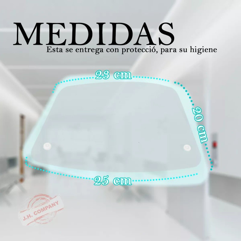 Careta Protector Facial Anti Empañante Mascarilla 50pz