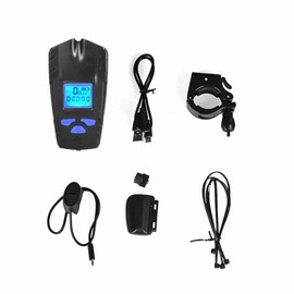 Bicycle Head Light Bike with Speedometer Wireless Horn 2000mAh Waterproof Bicycle Speedometer