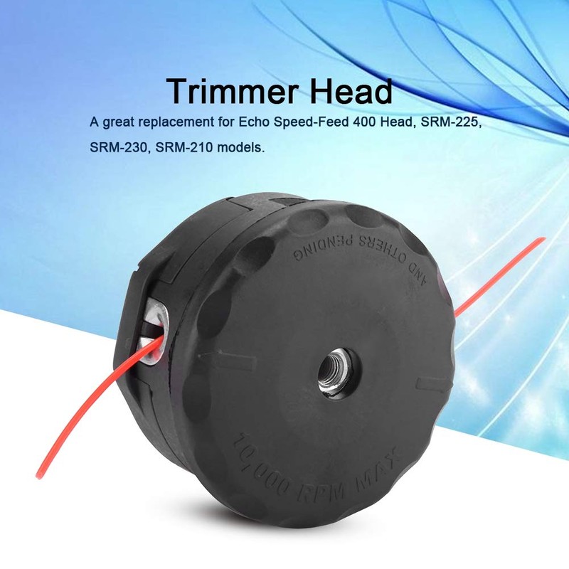 Focket Trimmer Head,2Pcs Max 10,000 RPM High Durability String Trimmer